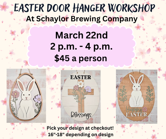Easter Door Hanger Workshop