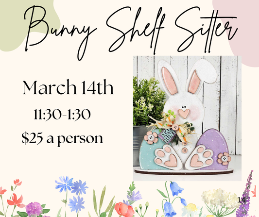 Bunny Shelf Sitter Workshop