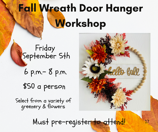 Fall Wreath Workshop