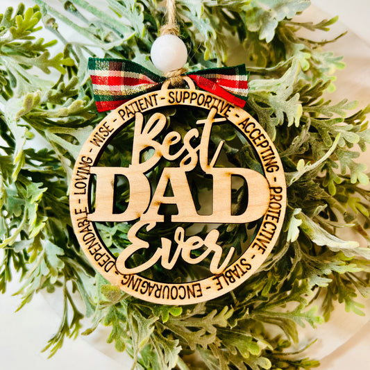 Best dad Ever Ornament