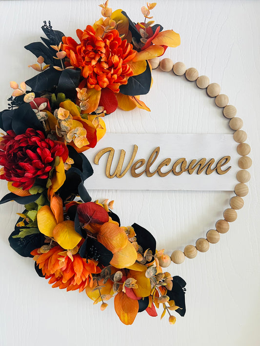 Fall Welcome Wreath