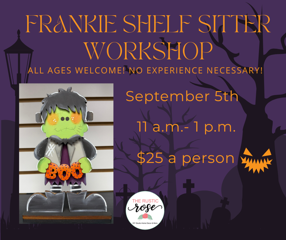 Frankie Shelf Sitter Workshop