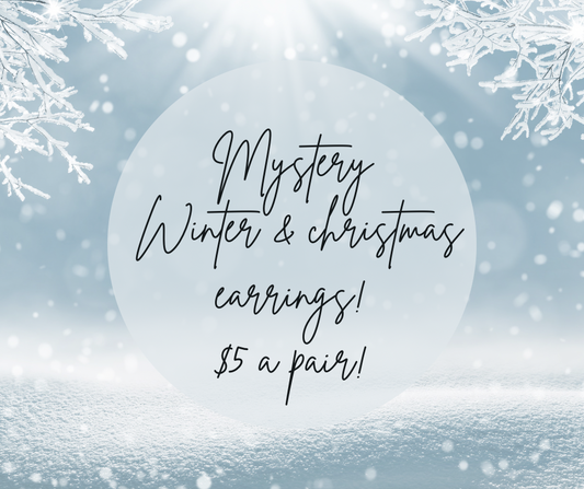 Mystery Winter & Christmas Earrings