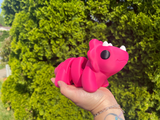 Pink triceratop