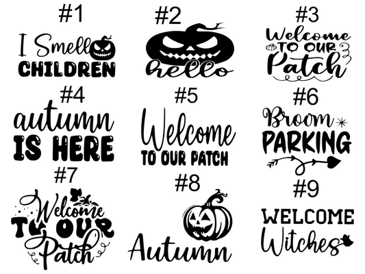 Fall Door Mat Workshop