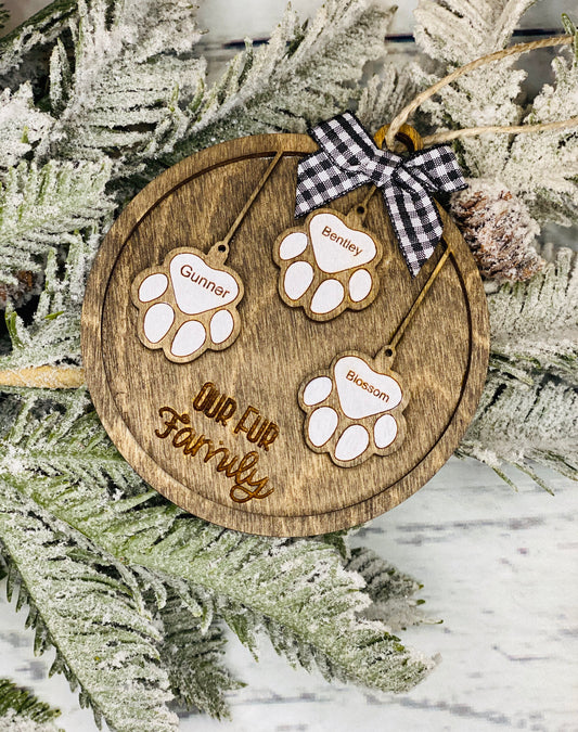 Fur Family Ornament