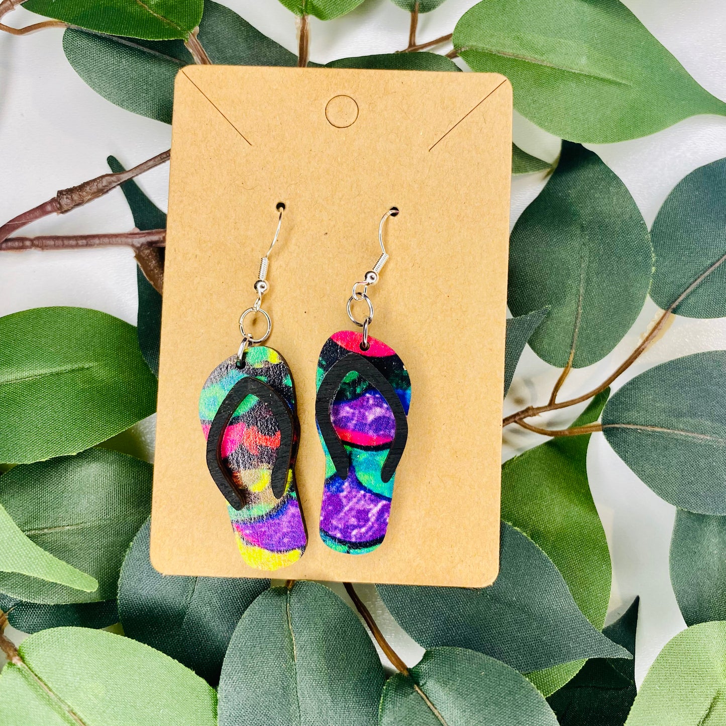 Mermaid Scale Flipflop Earrings