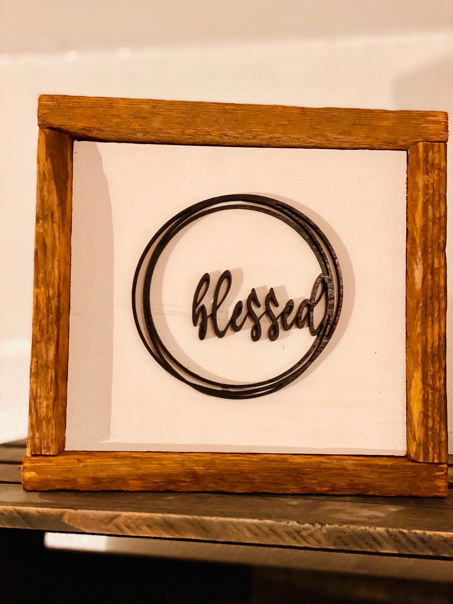 3D Circle farmhouse signs