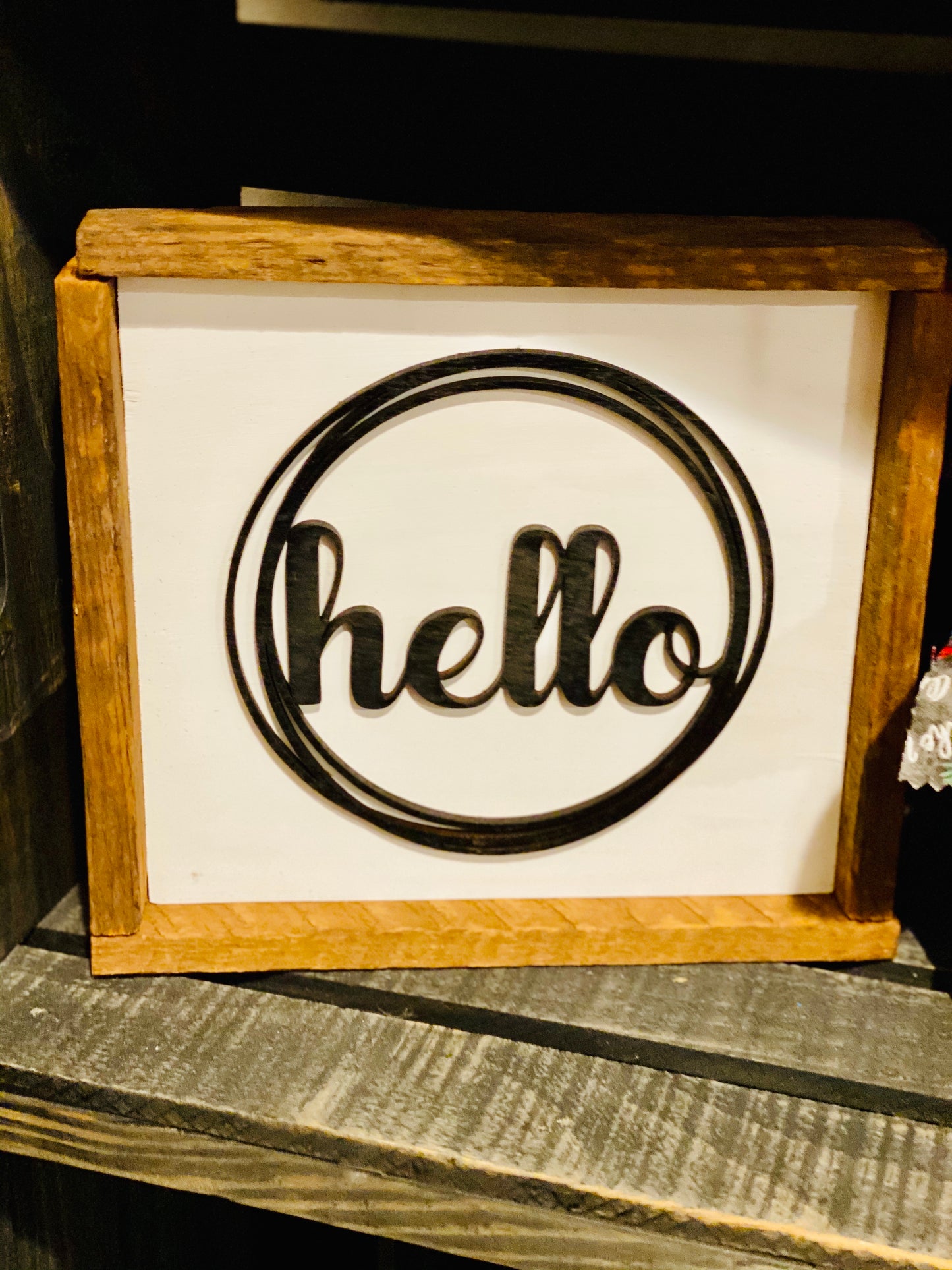 3D Circle farmhouse signs