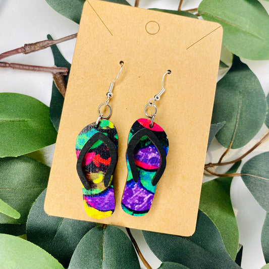 Mermaid Scale Flipflop Earrings