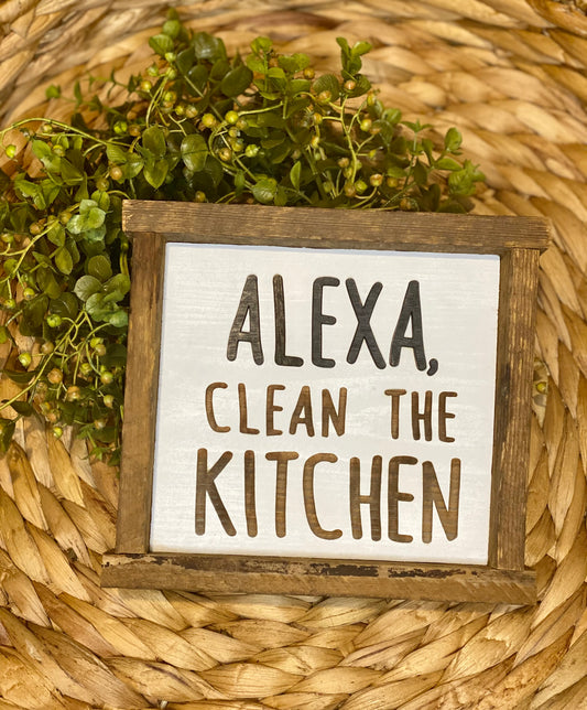 Alexa, clean the kitchen