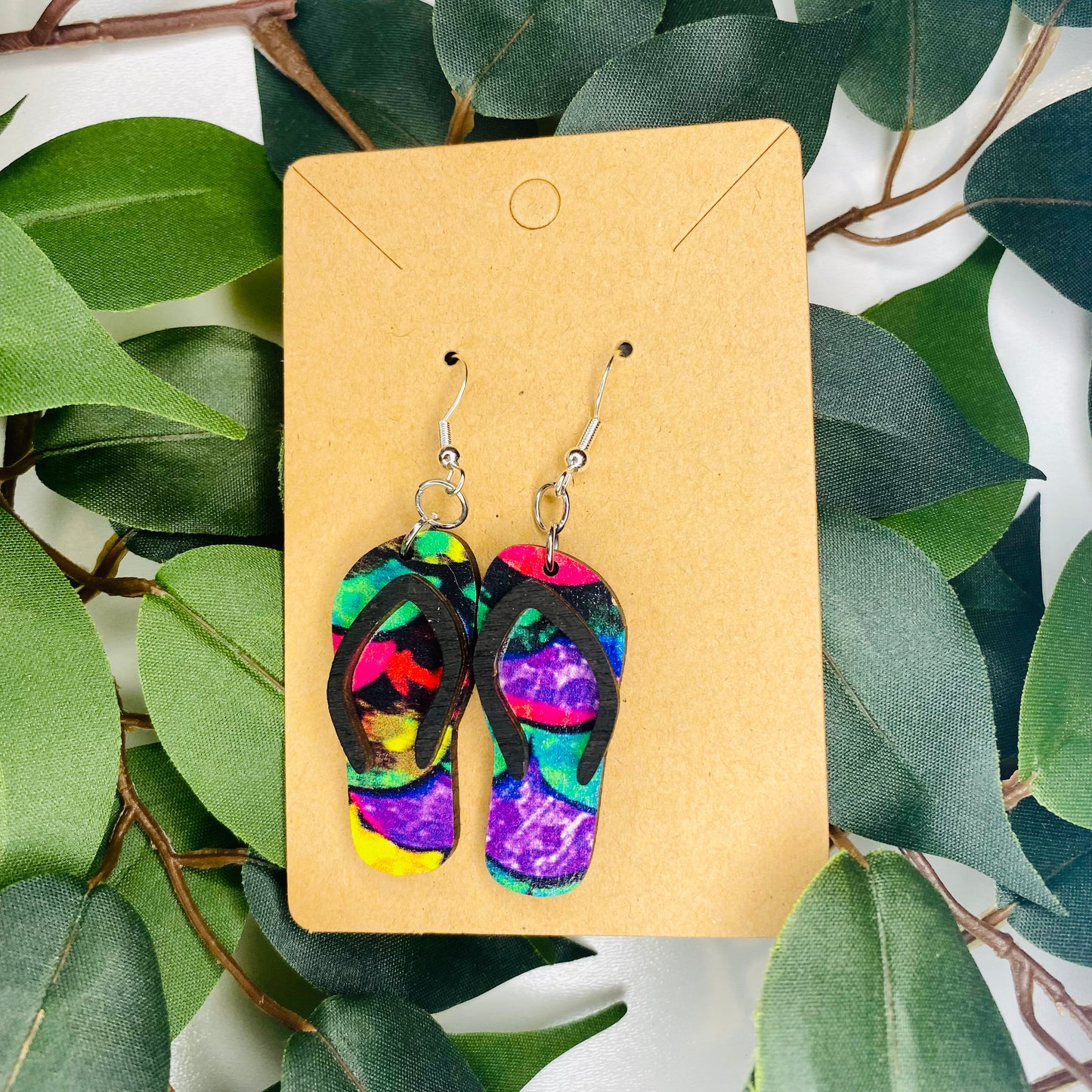 Mermaid Scale Flipflop Earrings