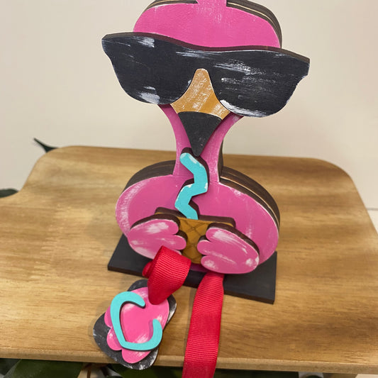 Flamingo Shelf Sitter