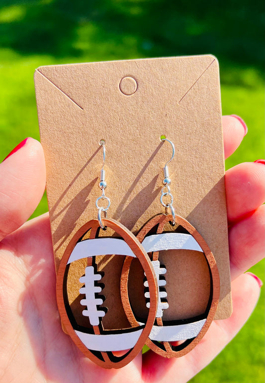 Football Earrings