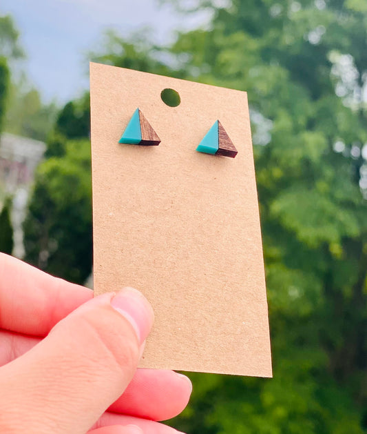 Triangle acrylic studs